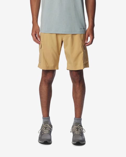 Pantalón corto Columbia Silver Ridge Utility Cargo amarillo camello