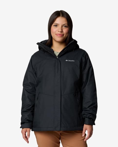 Chaqueta con capucha Columbia Bugaboo III Fleece Interchange negro mujer