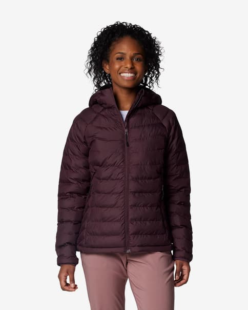 Chaqueta con capucha Columbia Powder Lite II violeta mujer