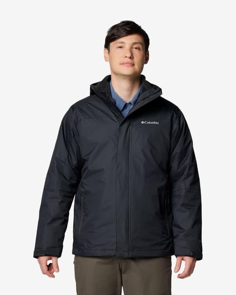 Chaqueta con capucha Columbia Tunnel Falls II Interchange negro