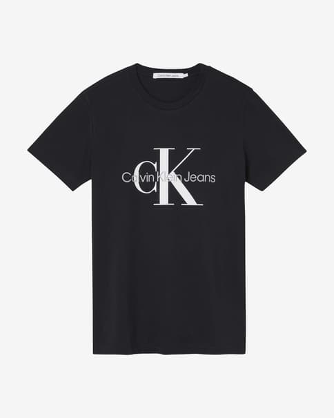 Camiseta Calvin Klein Jeans Classic Monogram manga corta negro