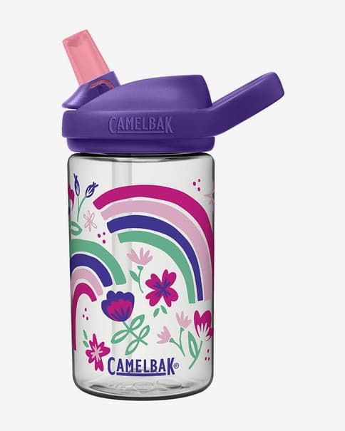Bidón Camelbak Eddy+ Kids 0,4 ml transparente lila