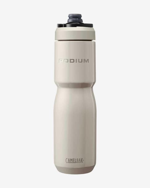 Bidón Camelbak Podium Insulated Acero 600 ml beige claro blanco