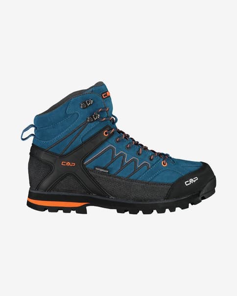 Chaussures CMP Moon Mid bleu noir orange