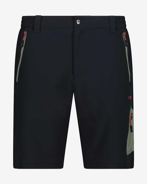 Short CMP 4-Way Stretch Bermuda noir vert