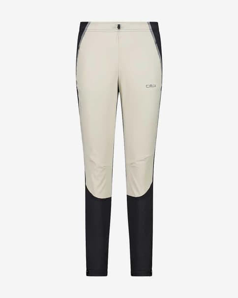 Pantalón largo CMP Unlimitech Windproof Ski Touring blanco vainilla mujer