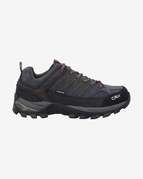 CMP Rigel Low heren sandalen donkergrijs zwart rood