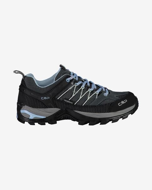 CMP Rigel Lage Waterdichte Schoenen Donkergrijs Cerulean Blauw Dames