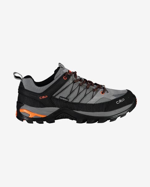 CMP Rigel Lage Waterdichte Schoenen Lichtgrijs Oranje