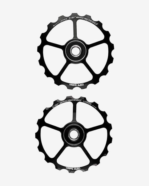 Roldanas CeramicSpeed 17D negro intenso