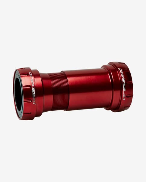 Pedalier CeramicSpeed BB30 para SRAM DUB Road rojo