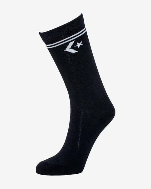 Calcetines Converse Classic Logo negro (2 pares)