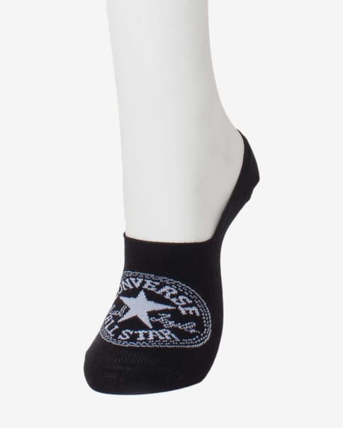 Calcetines Converse Small Logo negro (2 pares)