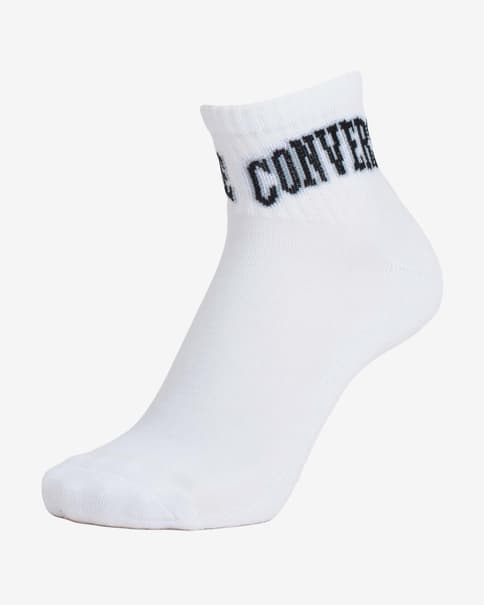 Calcetines Converse Logo blanco negro azul (3 pares)