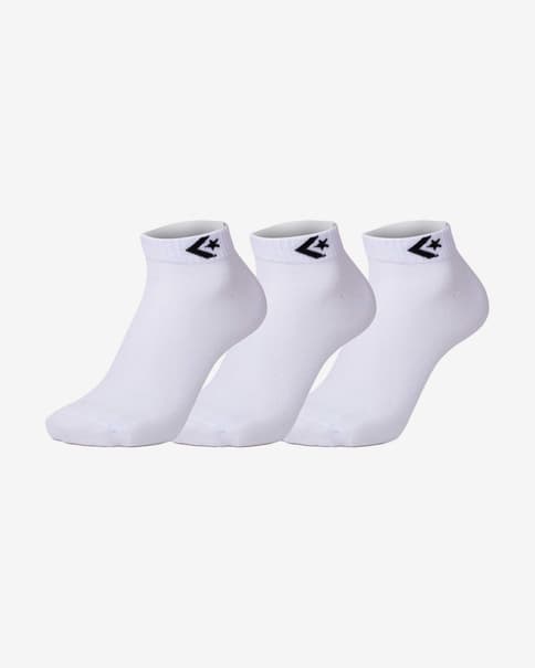 Calcetines Converse Mini Logo blanco negro (3 pares)
