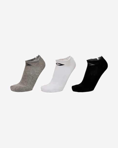 Calcetines Converse Classic Small Logo negro blanco gris (3 pares)