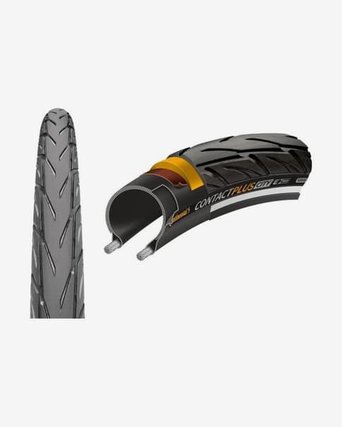 Cubierta rígida Continental Contact Plus City negro