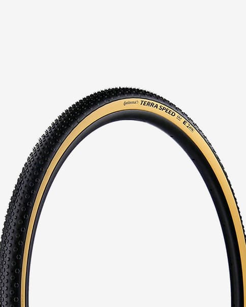 Cubierta Continental Terra Speed ProTection Black Chili Tubeless Ready plegable negro beige