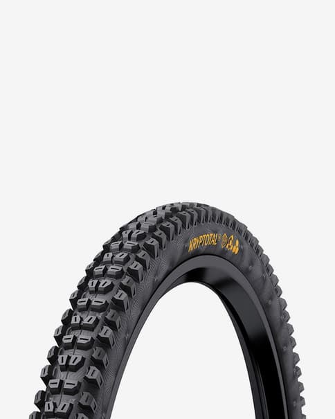 Cubierta trasera Continental Kryptotal Downhill SuperSoft Tubeless Ready plegable negro skin