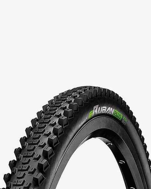 Cubierta rígida Continental E-Ruban Plus Breaker negro reflectante