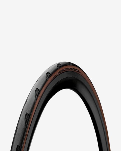 Continental Grand Prix 5000 S Tubeless Ready raceband opvouwbaar zwartbruin