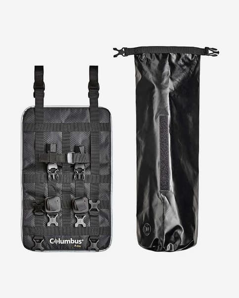 Saco de guidão Columbus Outdoor Bikebacking 10L cinza escuro.