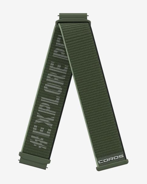 Correa de nailon Coros para APEX 2 PRO; 22 mm verde