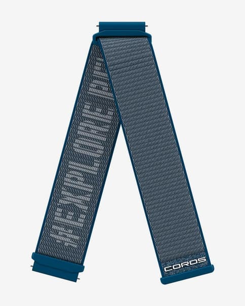 Correa de nylon Coros Apex 2 Pro 22 mm azul