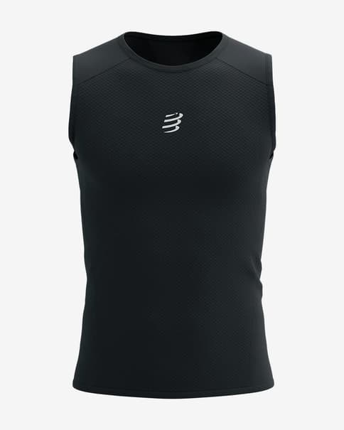 Camiseta Compressport Trail Racing sin mangas negro