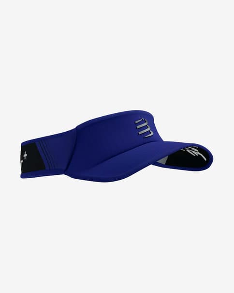 Visera Compressport Ultralight azul eléctrico