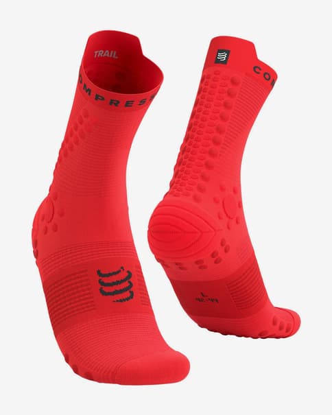 Compressport Pro Racing v4.0 Trail sokker rød sort