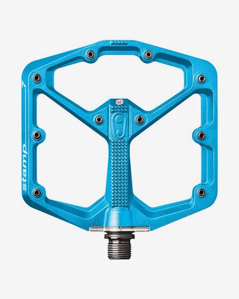 Pedales de plataforma Crankbrothers Stamp 7 Small azul eléctrico