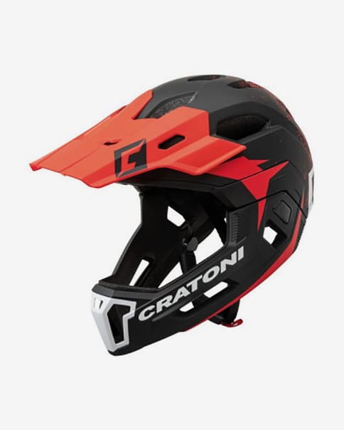 Casco Cratoni C-Maniac 2.0 MX MTB negro rojo