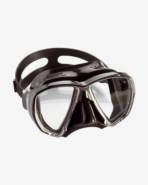 Máscara de buceo Cressi Big Eyes negro con lentes transparentes
