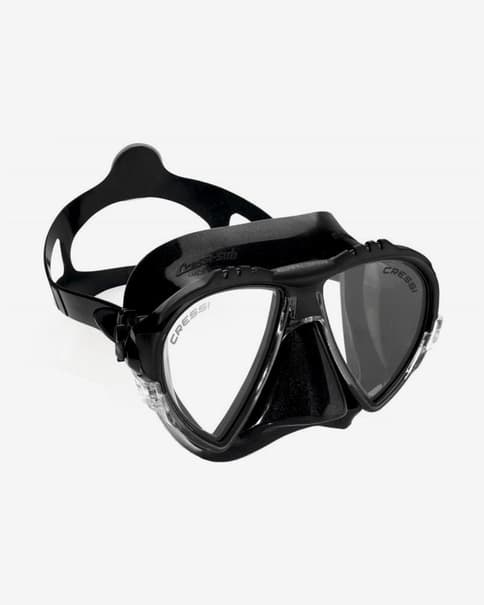 Máscara de buceo Cressi Matrix negro con lentes transparentes