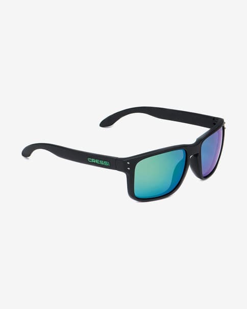 Gafas Cressi Blaze negro con lentes polarizadas azul