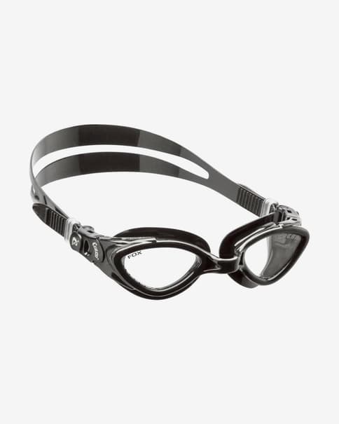 Gafas de natación Cressi Fox negro con lentes transparentes