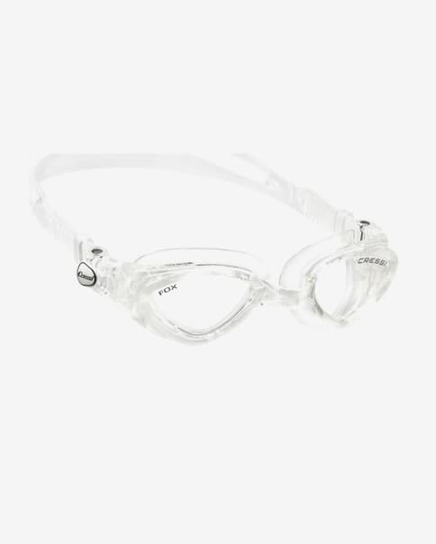 Gafas de natación Cressi Fox blanco con lentes transparentes