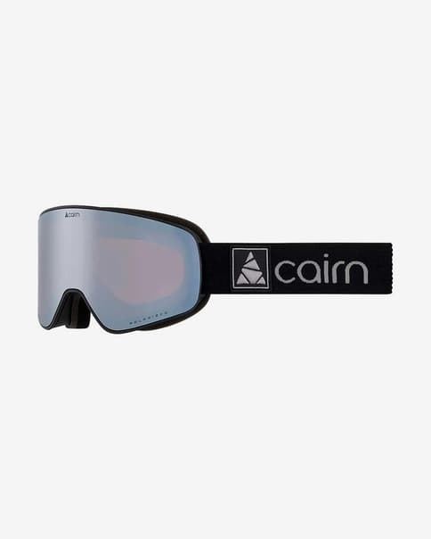 Máscara Cairn Polaris negro con lente CLX3 Polarized gris plateado