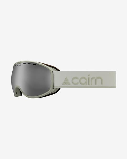 Máscara Cairn Athos beige con lente espejada SPX3 gris