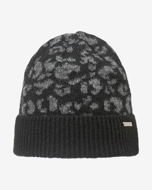 Gorro Cairn Sahana negro leopardo