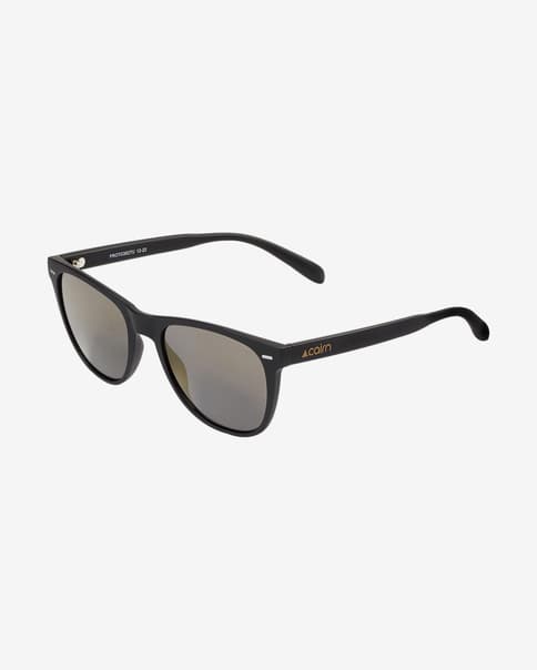 Gafas Cairn Cheeky negro con lentes espejadas dorado
