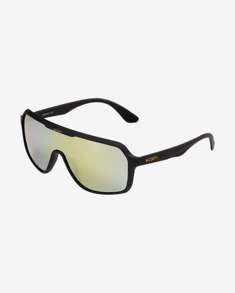 Gafas Cairn Powell negro con lentes espejadas dorado