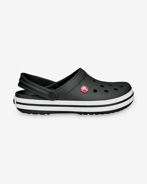 Crocs Crocband negro blanco rojo