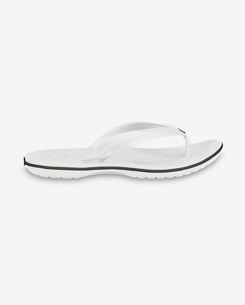 Chanclas Crocs Crocband Flip blanco negro