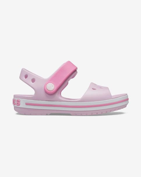 Sandales enfant Crocs Crocband rose