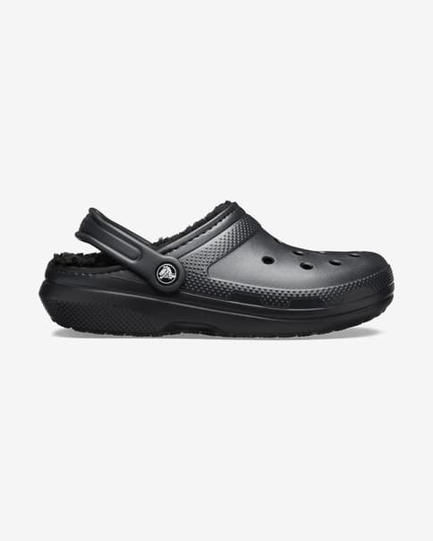 Crocs Classic Lined Clog negro mate
