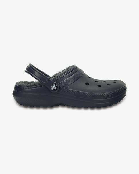 Crocs Classic Lined Clog negro azul oscuro