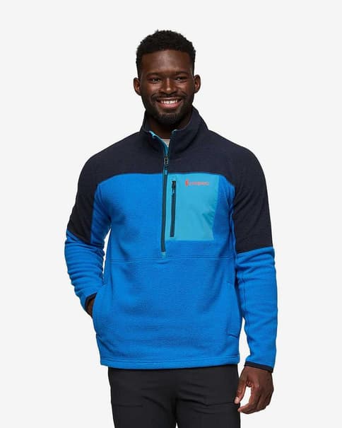 Forro polar Cotopaxi Abrazo Half Zip azul ultra