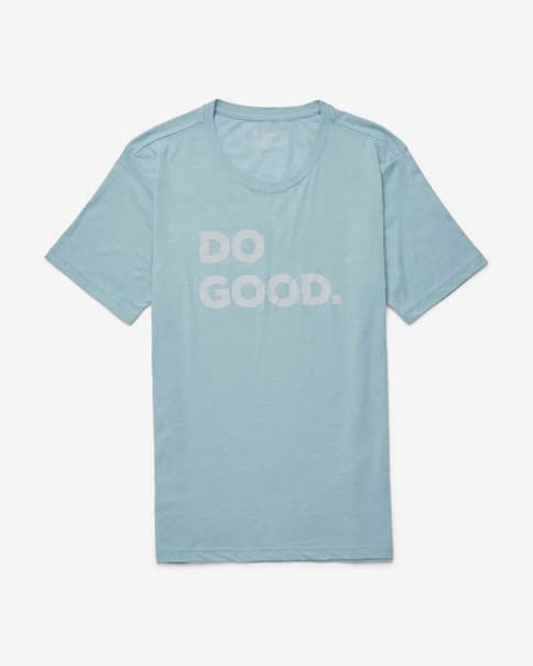 Camiseta Cotopaxi Do Good Organic manga corta azul celeste
